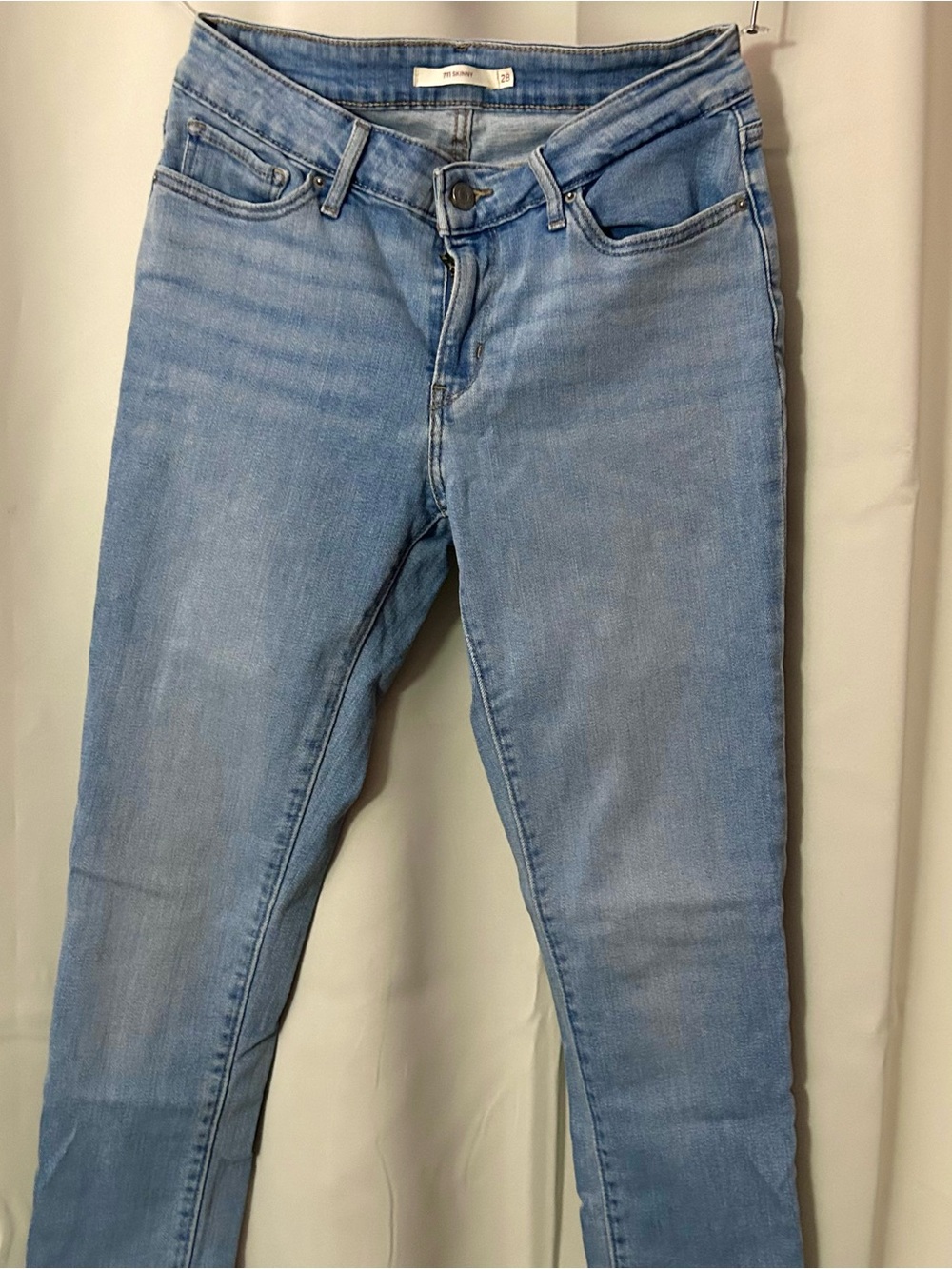 Levi's Light Blue 711 Skinny Jeans